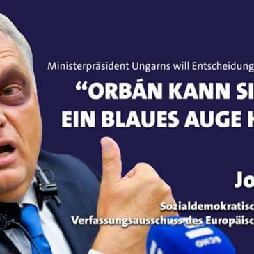 „Orbán kann sich nur ein blaues Auge holen“  Ministerpräsident will vor EuGH gegen Rechtstaatsverfahren klagen